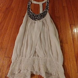 NWOT BeBe XXS T-strap Tank Top
